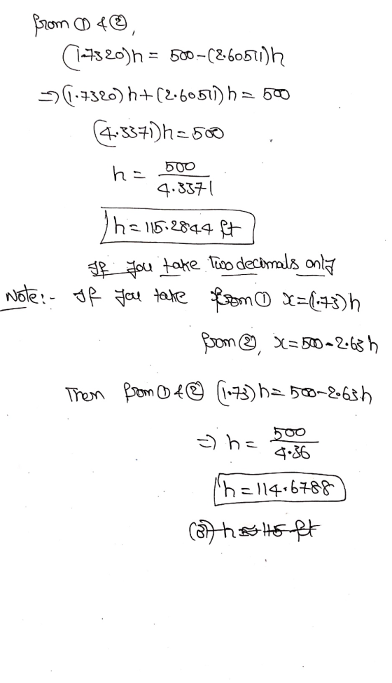 from 0 40 (147320h = 500.-(860511)h -7(1-7320) h+(2.60511) h = 500 (4.337.)h=500 , Note: This 115.284487 If you take two deci
