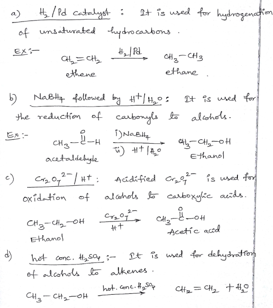 unsaturated dro cas.bơns the reductionfcauboyl aliohals 2- s red C aie OX i -Acetic actd Ethano