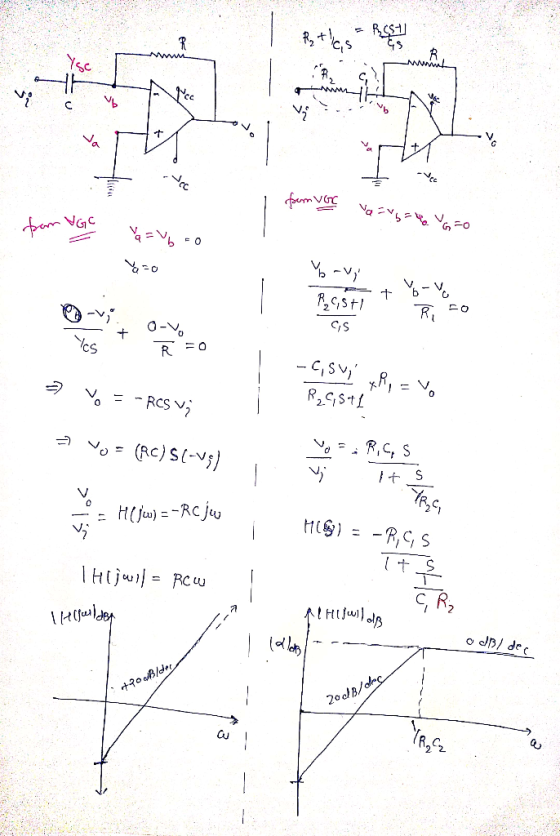 IR Vera from VGC va = =166 G TO from VGC va = Voo =0 AVOV Pasti + as 6-v. RR to -e, svi xh,= vo RC,St1 → Y = - RCS vý = Vo =