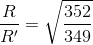 R 352 R = V 349