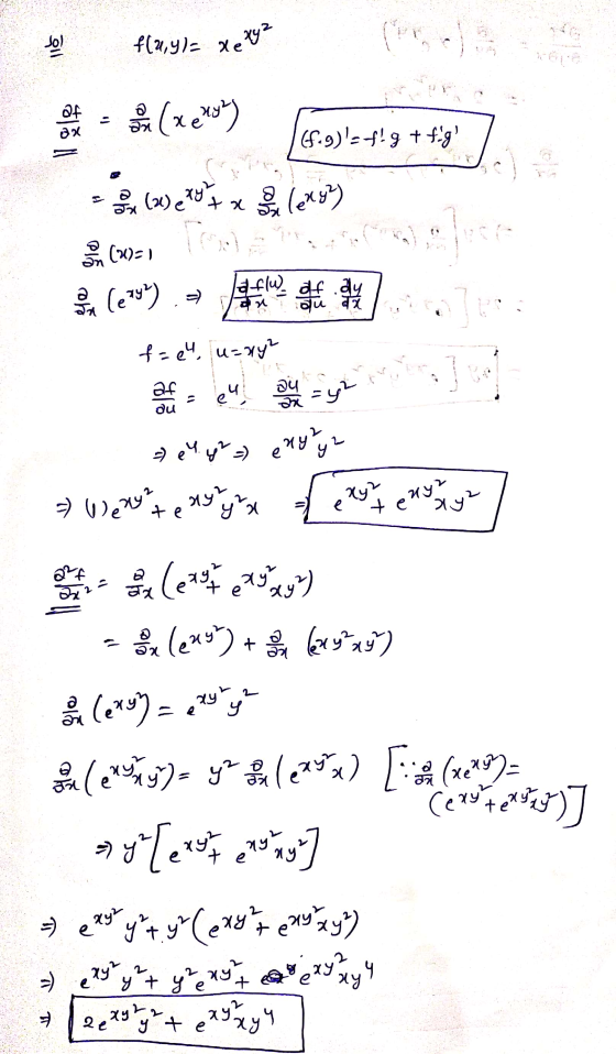 X e xy² f(x,y)Xe اول (x) را | ةاة و4 + واد داروی (وحی) 9 x 8ے (3) - CM=1 ay बन و [flu لا د (د) و اولا = ا : 2 او = په اے عه a
