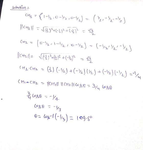 solution CHy = $112,0-72,0-42) = ( 721-72-72) 1/C Hell = 5€)2+(-+)2+(3+)? Eve CH2 = 10–12:1-1210-42) = (-121 YZ-V25 (16112 11