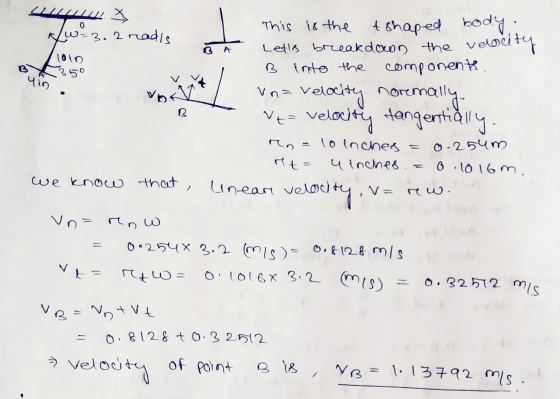 0.32572 mis Lu x 3.2 reads This is the A 1010 -350 B into the yin t shaped body Letles breakdown the velocity components. un