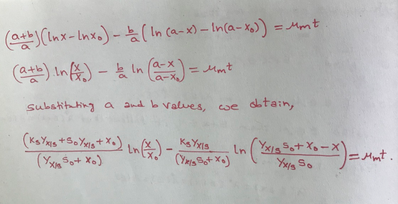 (으)(Inx-Lnx.)-능(In Ca-x)-In(a-xo) -Ant (a-x a-X th) In n mt subshthng a and o Values, coe dhtain, KsYXIS+SoYsX) KsYxIs XstXx