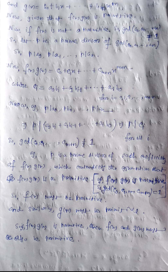 and gima tot net mormant Now, given that fruggle is primitive, f or Now if fins is not a brumitive so ged (a, e, san) Soll ee