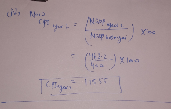 A Now - CPI yer 2 = na Napp year 21 I Namp basegar) Xloo (4622) Xloo Pleyern 115.55