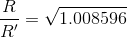 R p = V1.008596