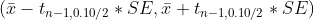 (3 - t-1,0 10/2 * SE,T+ -1,0, 10/2 * SE)