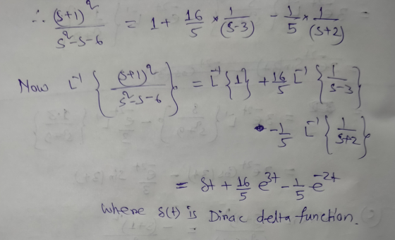 S- > otest2 (88) at St +16 et 2 e24 where s(t) is Dirac delta function e