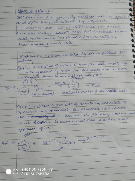 Effect of soluent SN2 reactions are generally carried out win aprofi and often less porar solvent CACOCH3 The most common SN2