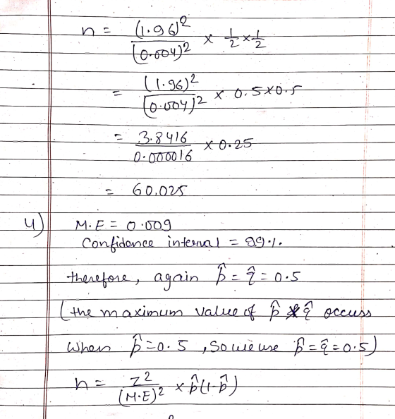 (1.962 x ½ x + 2 h to-604)2 (1.962 To voy)2 x 0.5*0-F 3.8416 0.000016 x0.25 60,025 y MiE=0.009 confidence internal = 99./. th