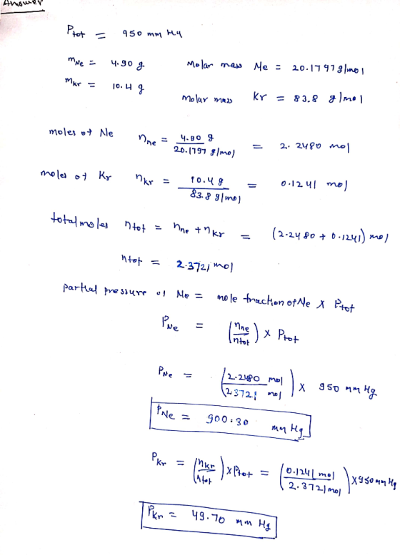 950 mm H4 Piot 20.17973mo | Ne Moar mas mwe kr = 83.8 &)me Иkr Mo lar mas 2.2480 mo moles ot Ne 20.1197 mo) mo o-12 4 fo.4 nk