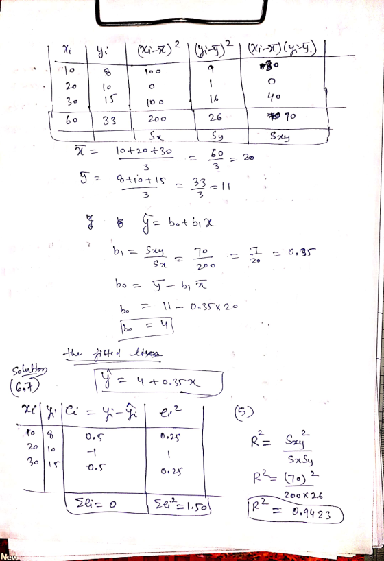 1 Xi | Yi . (26-2) ? | Ging) ² 1 (2-5) lyij) I oBo Joo Geos 100 33 3 60 33 200 / 26 / 90 T I Sx Sy say T = 10+20+30 - 60 - 20
