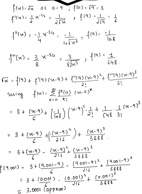 3 f(x) - Joe at a=4 ; fla) = 19 = 3 f(x) x x ) { 35 % flow) = 4x na ito, fless {(M)= 3 * s polos Be=f19) + p19) (0-9) + F(