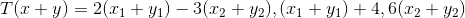 T2+ y) = 211 + y1) – 312 + y2), (01 + y1) + 4,612 + y2)