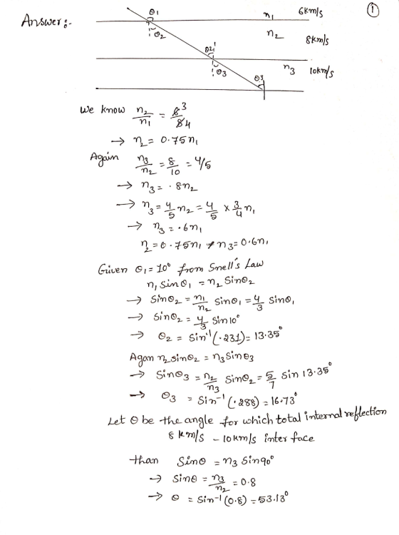 Answer: Po 6kmis - 12 8km/s n3 lokms We know n=0.750 Again ng = 8 = 45 →ng=.802 n = 4 m2 = 4 x 8 m ng zoon, 2 -0.756, en 3=0.