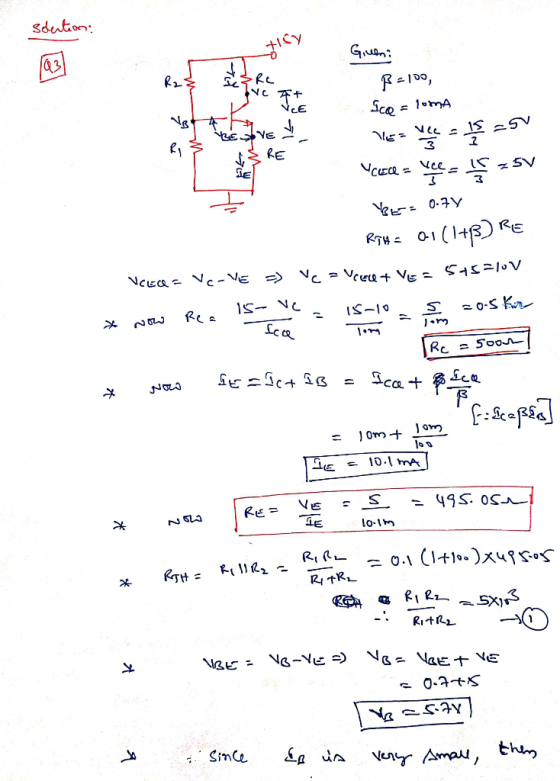 scention: sation tley Gileri Q3 R2² • RC THE Sca B-100, = loma vee = is =50 7 RE VE veer R & RE ICECO= vee 15 ZSV YBE= 0.74 R