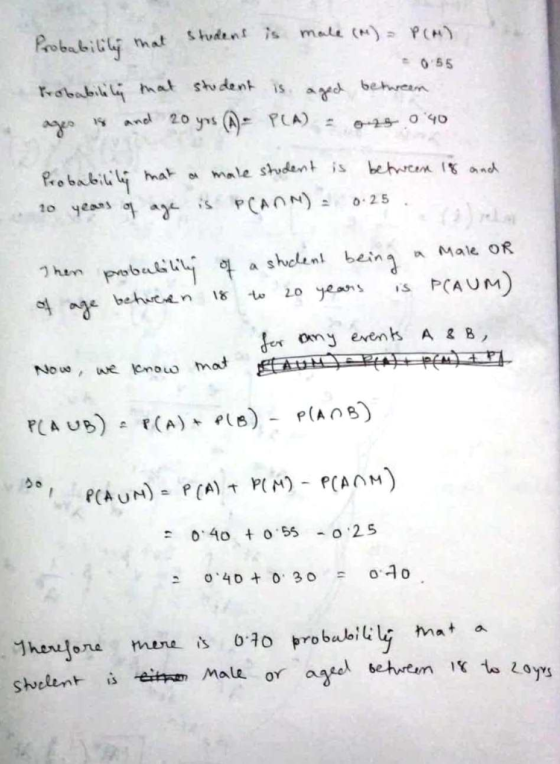 Probbiity I ^nd 2oy»s@r PLA) = 10 years 여 ay- ,s pCann): 0.55 О-壮.0.40 0-25 . 4Lİ 일 ashclenl being n Male OR F040 oo 25