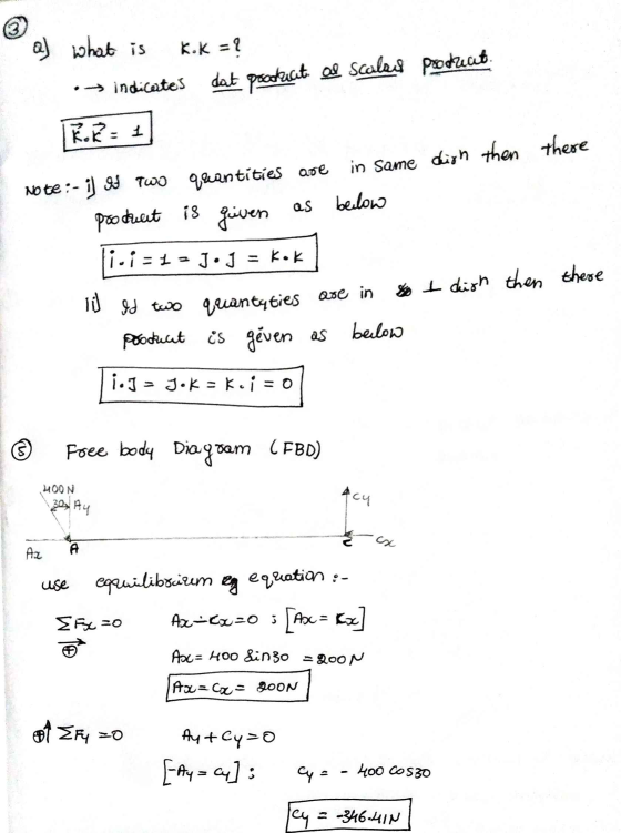 a) what is Kok = ? → indicates dat product of Scalaus product TRR = 1 then there Note: i) is two quantities are in same dish