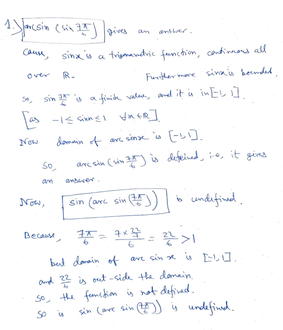 1. Jorcsin (sin 17) gives answer. over cause, sinx is a trigana metric function, continuous all R. Furthermore sina is bounde