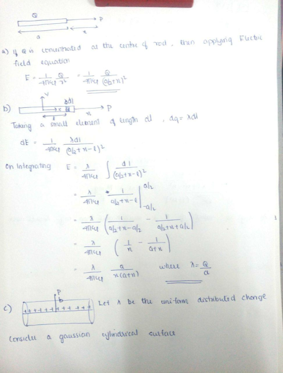 a) y@w 1tnumati d at the umhect ved, ยาเภ oplang Fuct.( field equation adl b) any elkt-1) On lnlegnating 41 Ancu ah l-alレ e tal n at what CL c) At td tabtttt! Let λ be the unifon dichibuli d chon ge Consiclu a goussicn lindutced sutfauu
