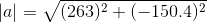 a(263) (-150.4)2