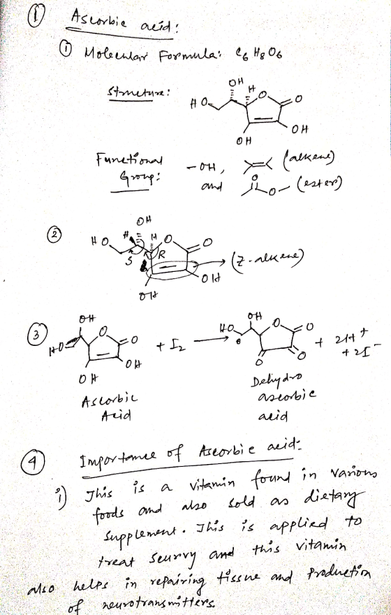 Ascorbic acid ♡ Molecular Formulas @6 H8 06 OH tot cture: од UH Functional Group: - OH < falkene) . and ro- (ester) OH 0 14 O