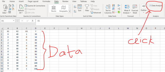 File Home View Tableau Help E Data Analysis 2005 SEPTEMBER Clear Y 21 T Insert Page Layout Formulas Data Review Queries & Con