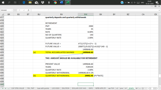 He e * 9w v 1* 03:45 ENG 16-02-202026 * X BW 440 X BS fix BT BR BU ВХ BY BZ СА СВ - BV quarterly deposits and quarterly wit