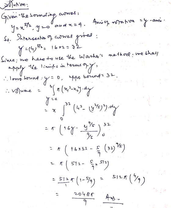 awwes : Given the Buton resounding -ans y=xt yao and a=4. Arusy rovation ay So, Intersection of lowes gives. y =(4, str = 16