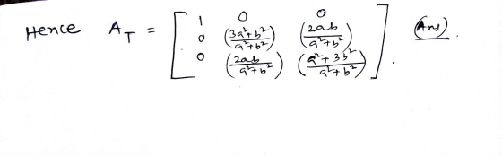 AT Hence 2 Crab Ans) 0 3a752) a²+62 zab atb 735 atb?