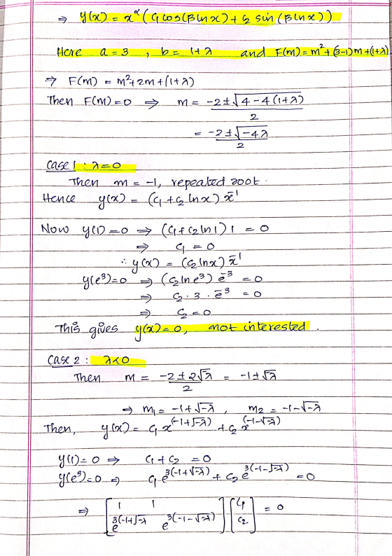 - 4(x) = x (acos(Blu x2 + 2 sin (Blux)) Here a = 3 b = 14a and F(m) = m² + (3-1) m +(1+2). F(M) m2+2m +11+a) Then F(m) 0 7 me