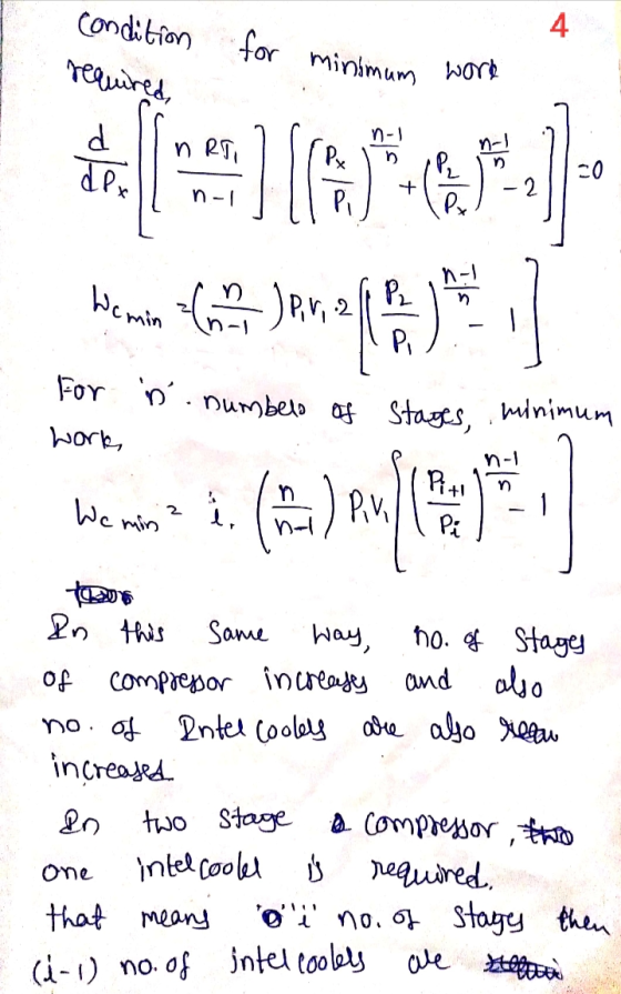 Condition required for minimum word n - bean 4.1 Jam 4 n For work, numbels of stages minimum than In this same way, no. of St