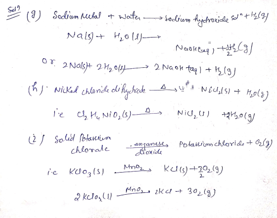 Sel ( 9 Sodiuo cfal Wofe Soctium tyhrouide Solt Nalg ,o Naoheag) 2 Nalst 2M, 0l 2 Naok tag 2(3 Nickad chlonde cd gchade Nids)