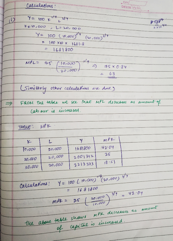 Date Calculations! DELTA PO NO = 100 k44 34 K110,000, L=20,000 __ Y= 100 (10,000 (70,000) 3/4 = 100 X 10 X 1681.8 = 168 1800