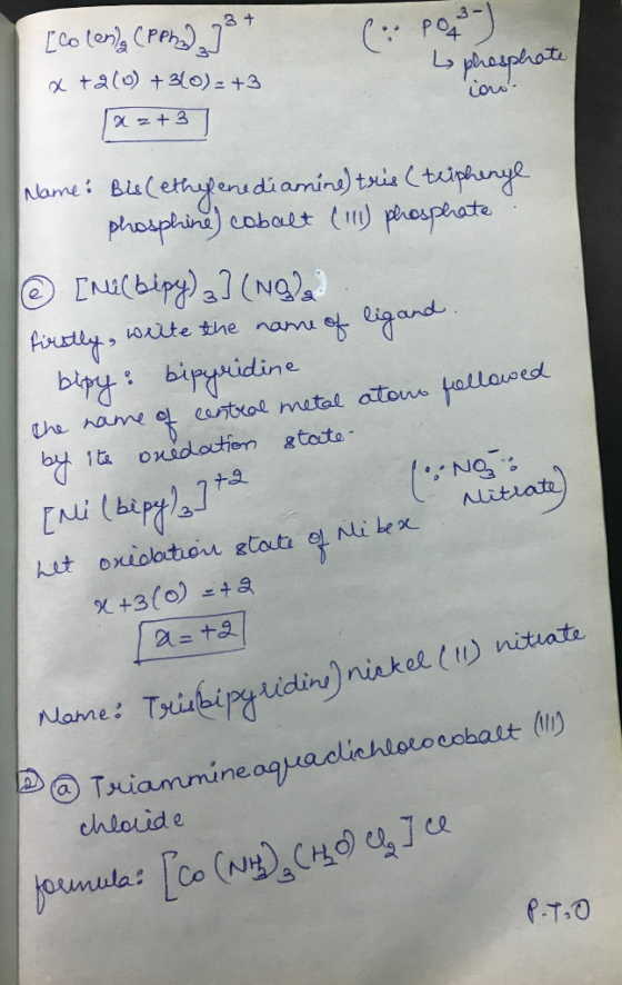[co lent, Cppha), 297 X 7216) +340) = +3 [x2+3) (PO3- phosphate low- Name: Bis (ethylenediamine) tris (teiphenye phosphine) c