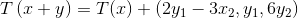 T(x+y) = (2) + (2y1 – 3.02, 41, 642)