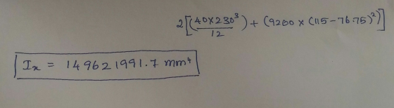 2 [40X230*)+ (9200 x C15-76.75 In = 14962 1991.7 mmt