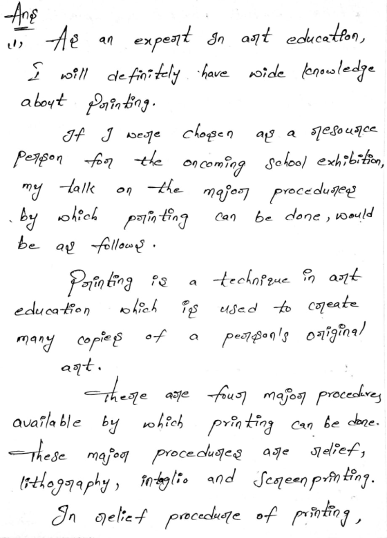 Ang te expert en art education, I will definitely have wide knowledge an about printing. on by which Can a If I were chausen