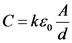 C=ke, a