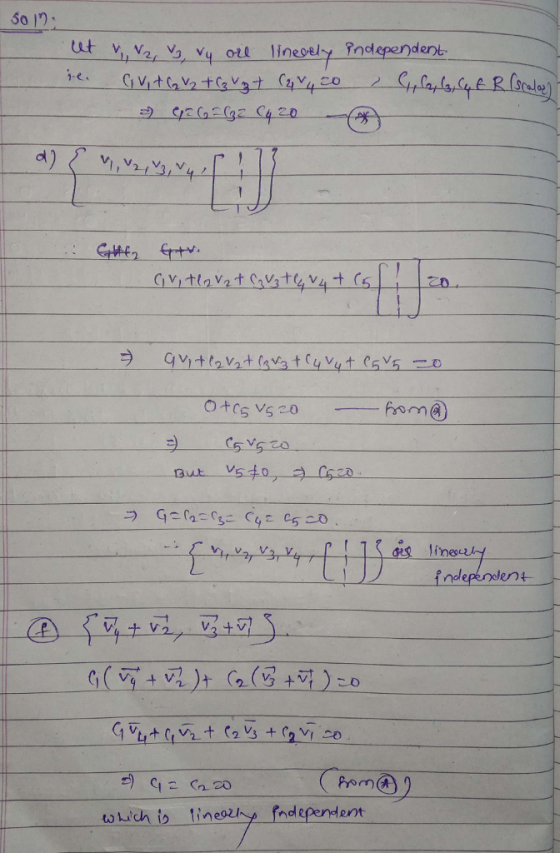 ut v, ,v,,v, vyotl lineoly independent us Tinese indeperdlen4 Cl ( v→ t va )t @f弓+y >20 すーに Promo wlich ib tineoy ndependent