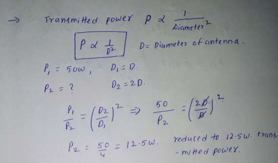 Power, Pol. 그 biqmeter PD Diamete ofantenna 50 且 (D, 250 12.5w. reduced to 12-5w. trans - mi Hed powey.