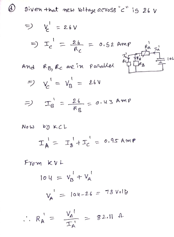 う,一 And RB, Rc are in Parallel 3 To 26 Now by KCL 8