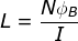 L= \frac{N \phi_B}{I}