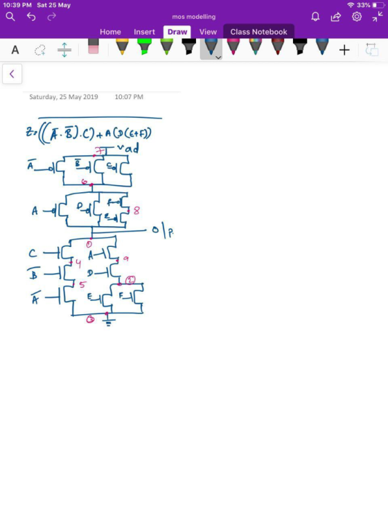 令33% ī-- 10:39 PM Sat 25 May mos modelling View Class Notebook Home InsertD Draw Saturday, 25 May 2019 10:07 PM ad 어 5
