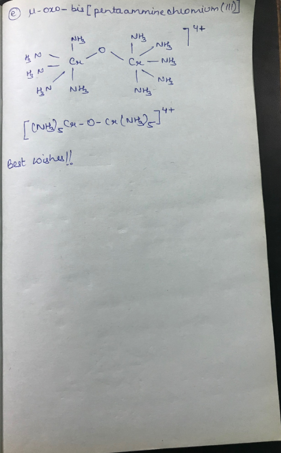 @ M-oxo- bis [pentaammine chromium (11) 4+ 7 NH 120 IN 29 am 22 - ce Ce - Nithy then - Nh HN Nithy Nith [ CNH CA-O- Ca(N) 4+