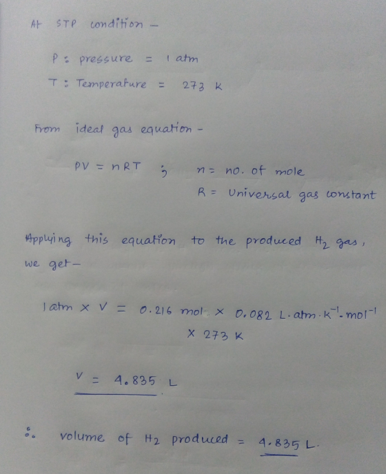 STP condition AH P: pressure ! atm T: Temperafure 272 K ideal gas equation- From PV =nRT n no. of mole R Universal gas tonsta