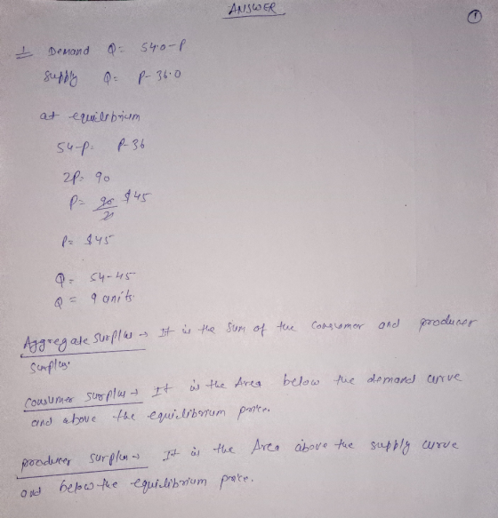 AusO ER S40-P Demond P36.0 at euilrbrim P36 2P 90 S4-45 9 anits Corsumer and prodner Iit the Sum ot tue Snplea Cowumer Supiy