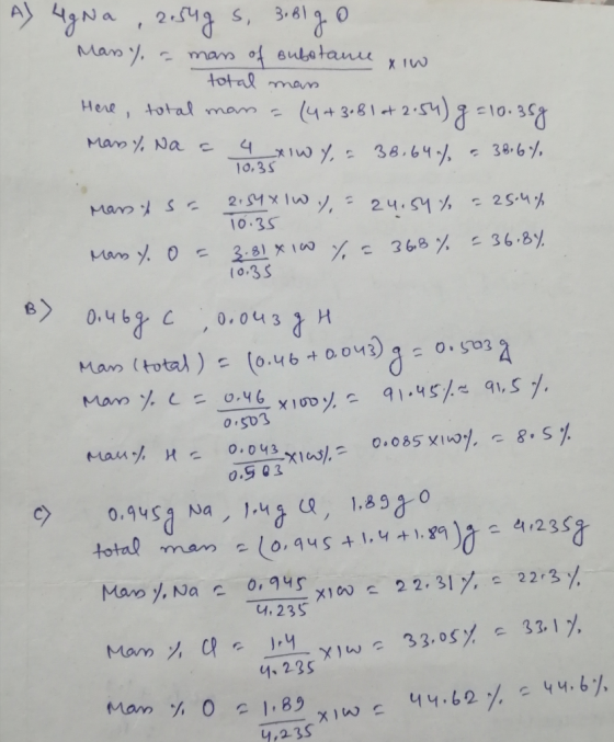 4gNa, 2.548 s, 3.Blgo Massy - mans of substance x iw total man Неле, юнаl mom - (4+ 3.8 T 2-сч) а = 10. 358 М» , Na e ч х у,
