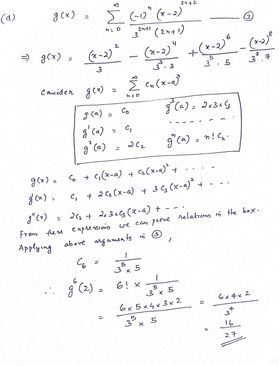 2-42 g(x) Î (-1 (x-2) (9) 11 ho ,20+ (2140) 3 2 (2-2) (x-2) 3² 7 => 962), (0-2) +(40) 3.5 3 33.3 Ĉ en (x-a, Consider g(x)